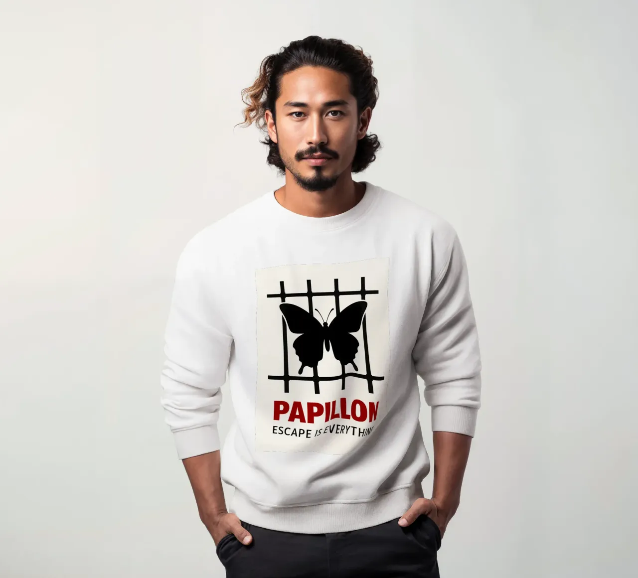 Papillon Print felpa da MoviesArt