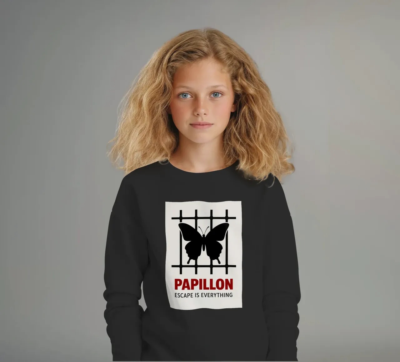 Papillon Print felpa bambino da MoviesArt