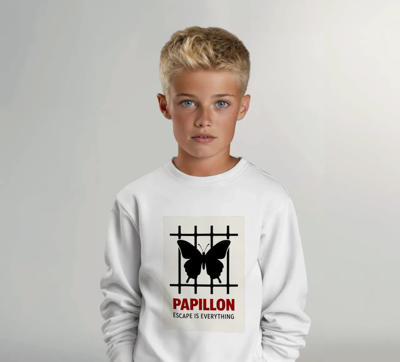 Papillon Print felpa bambino da MoviesArt
