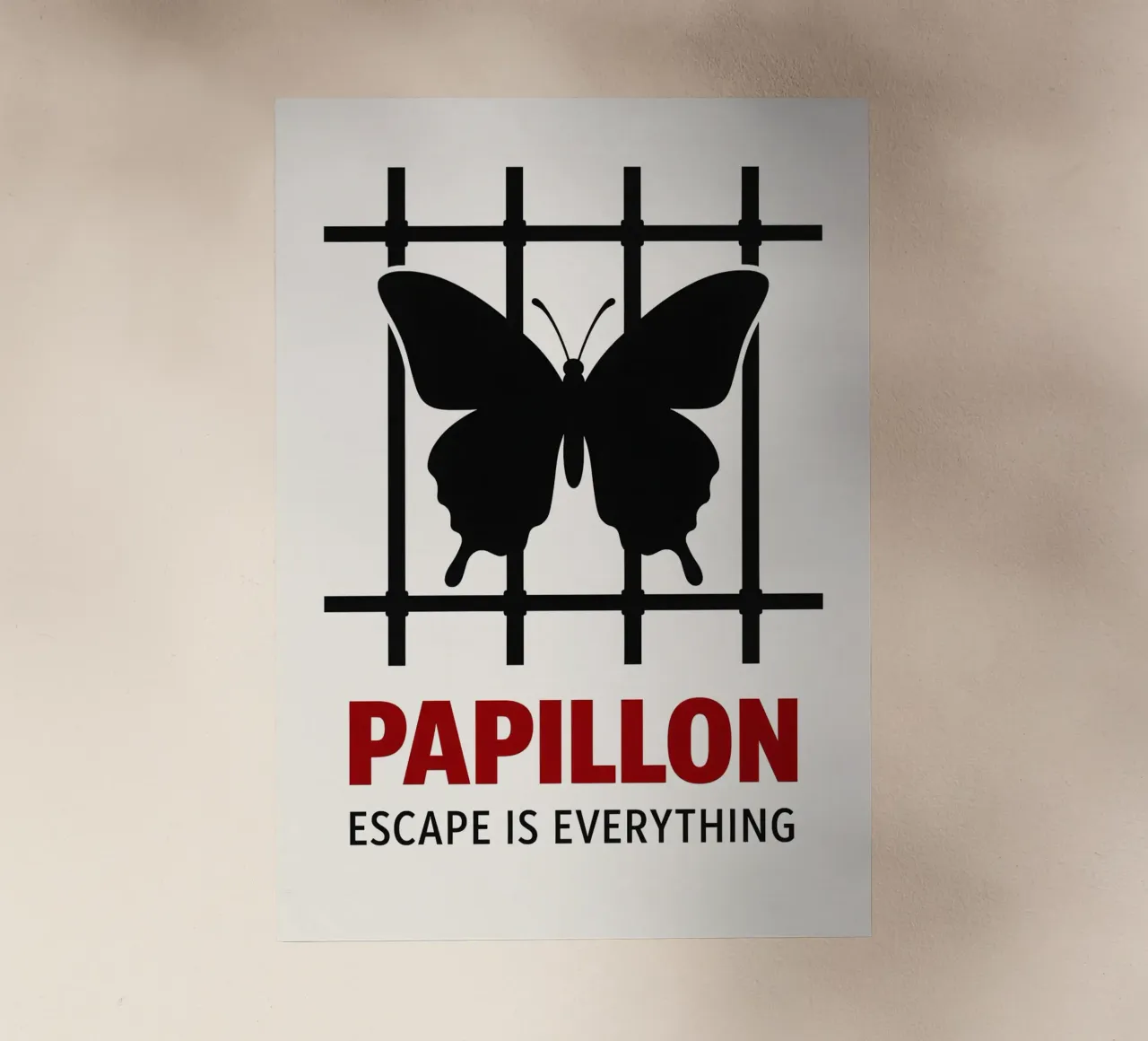 Papillon Print pellicola backlit da MoviesArt
