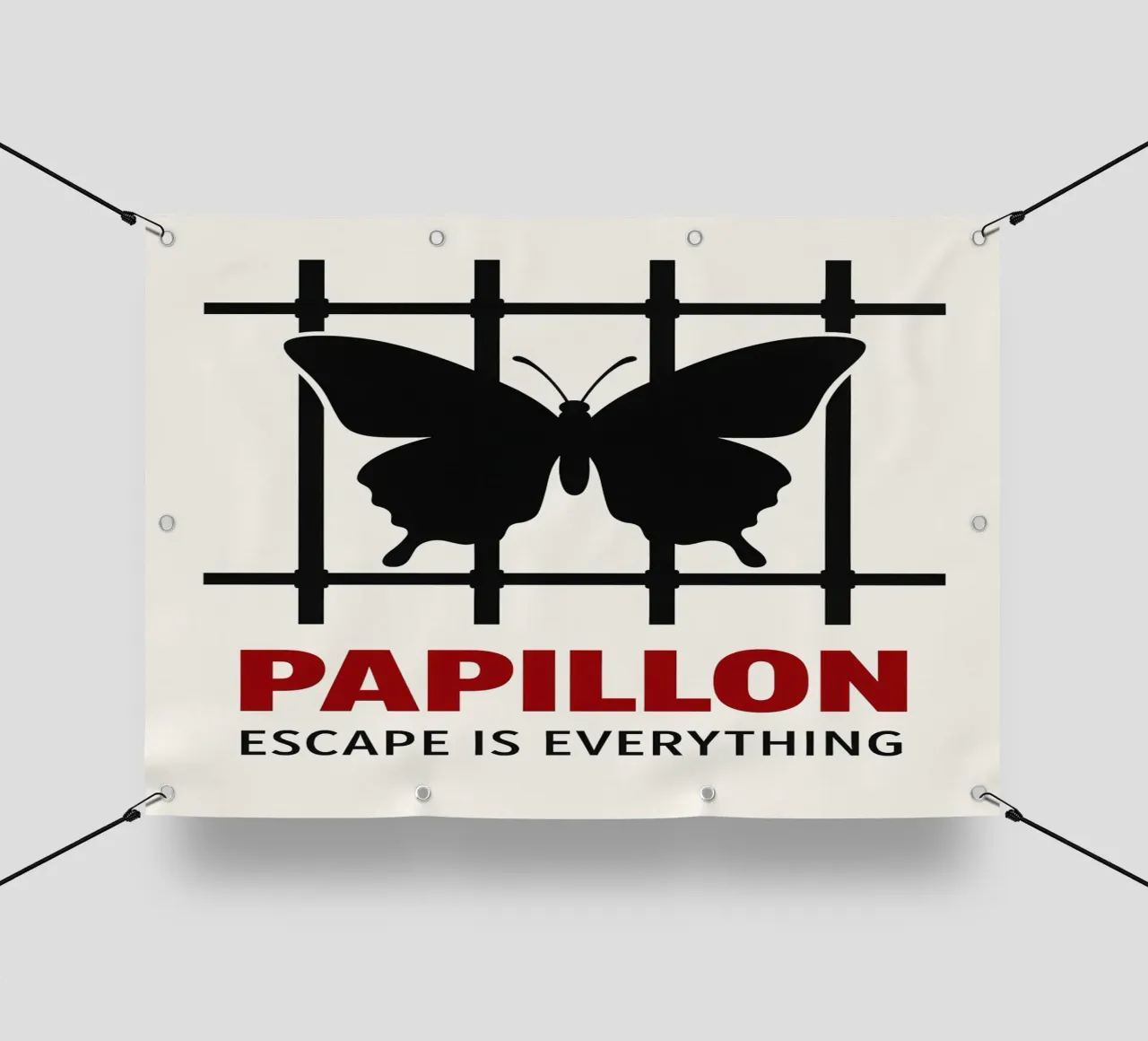 Papillon Print telo in pvc da MoviesArt