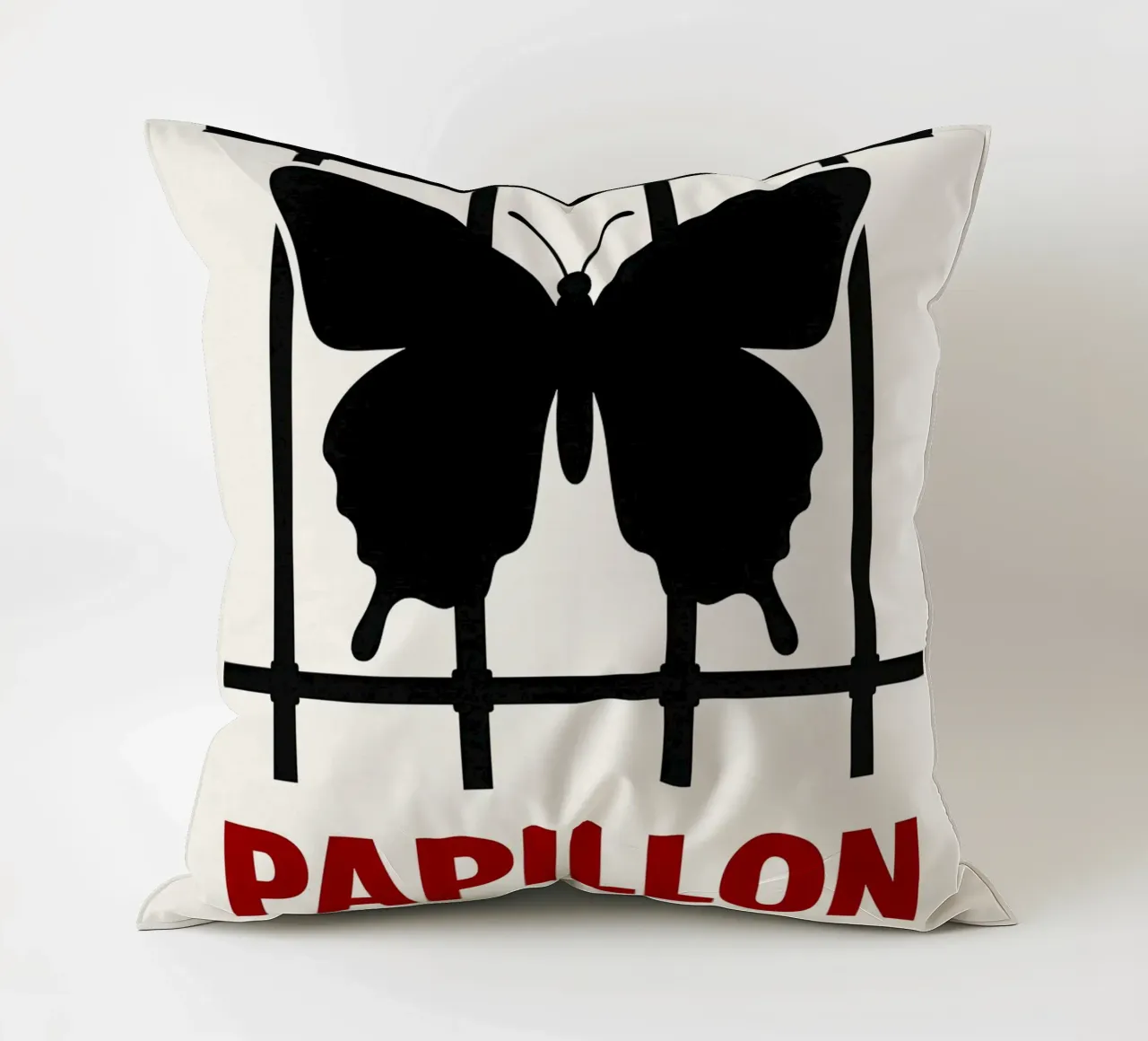 Papillon Print cuscino da MoviesArt