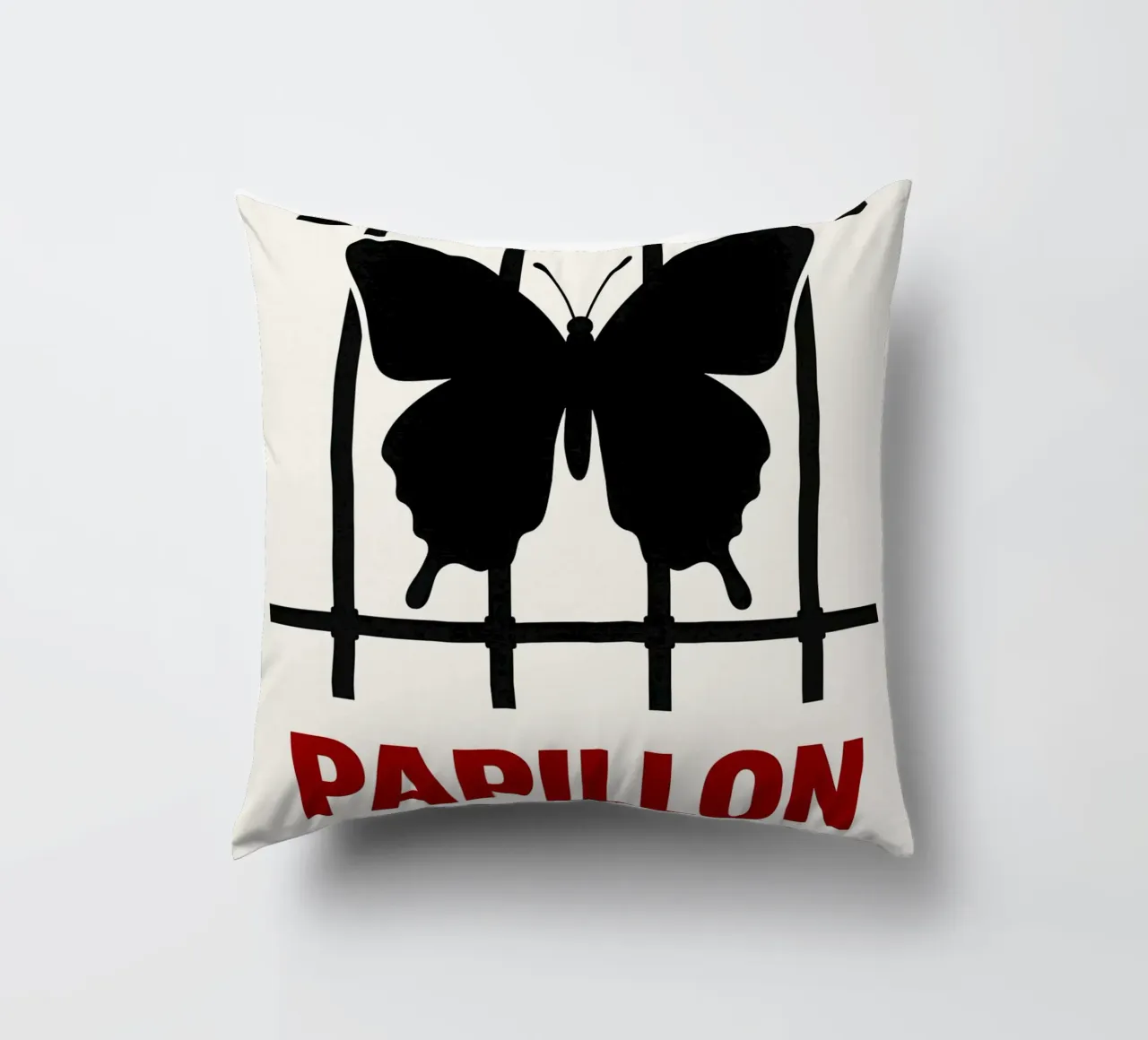 Papillon Print cuscino da MoviesArt