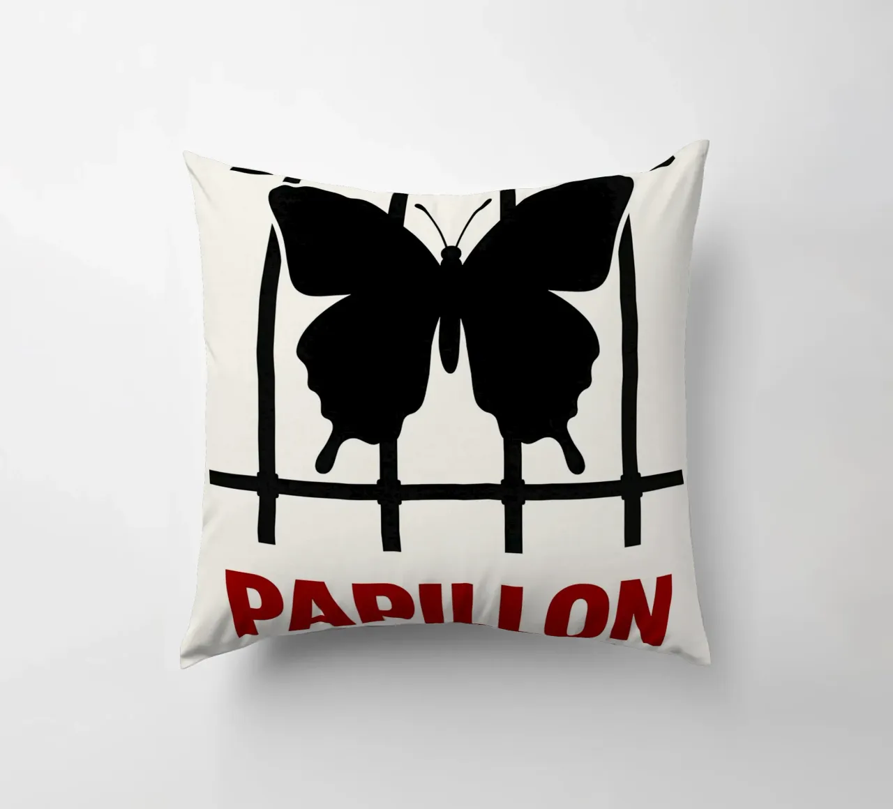 Papillon Print cuscino da MoviesArt