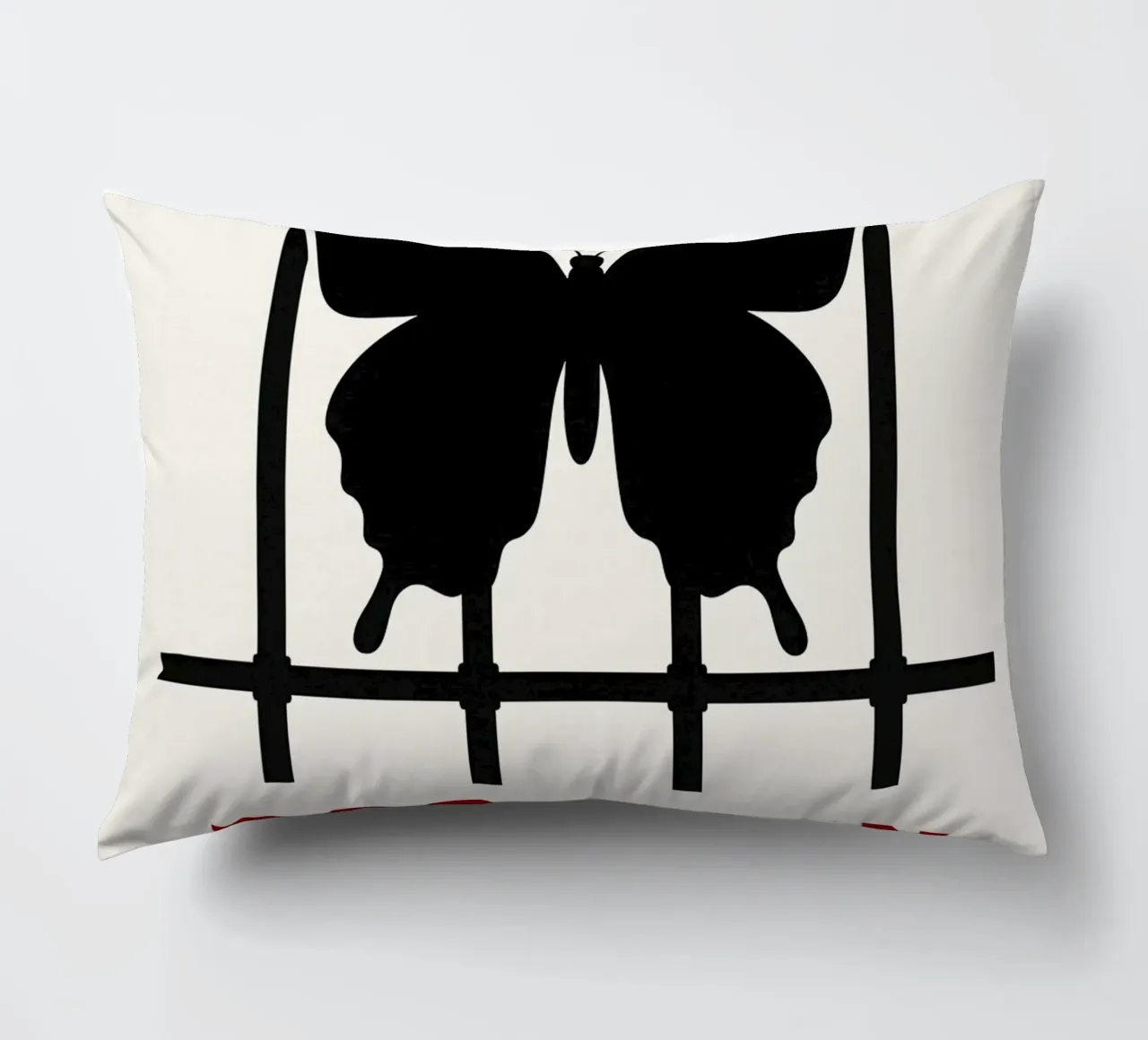 Papillon Print cuscino da MoviesArt