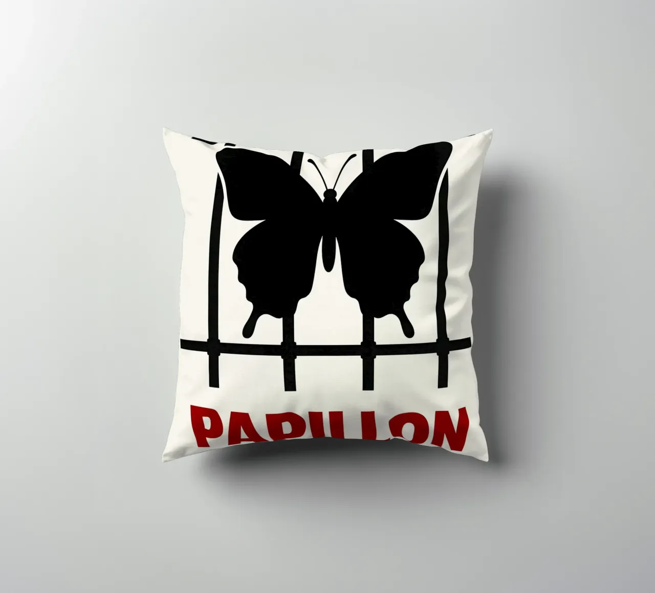 Papillon Print cuscino da MoviesArt