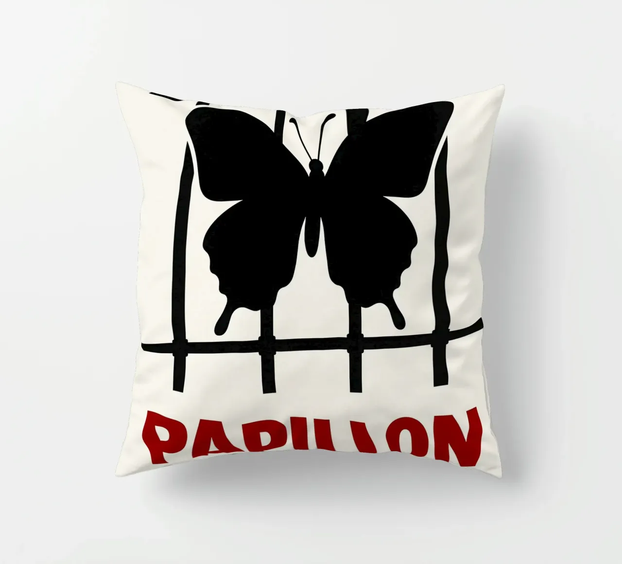 Papillon Print cuscino da MoviesArt