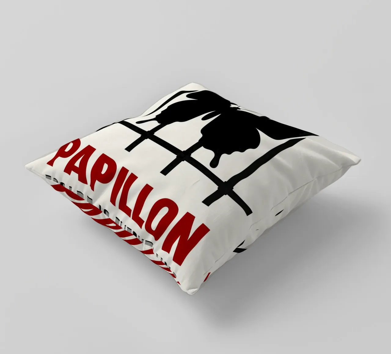 Papillon Print cuscino da MoviesArt