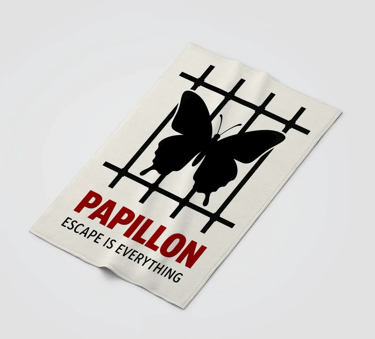Papillon Print coperta in pile da MoviesArt