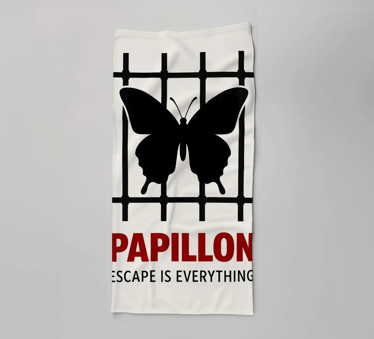 Papillon Print asciugamano da bagno da MoviesArt