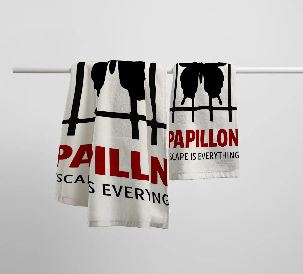 Papillon Print asciugamano da bagno da MoviesArt
