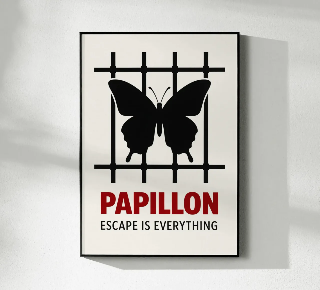 Papillon Print plexiglass da MoviesArt