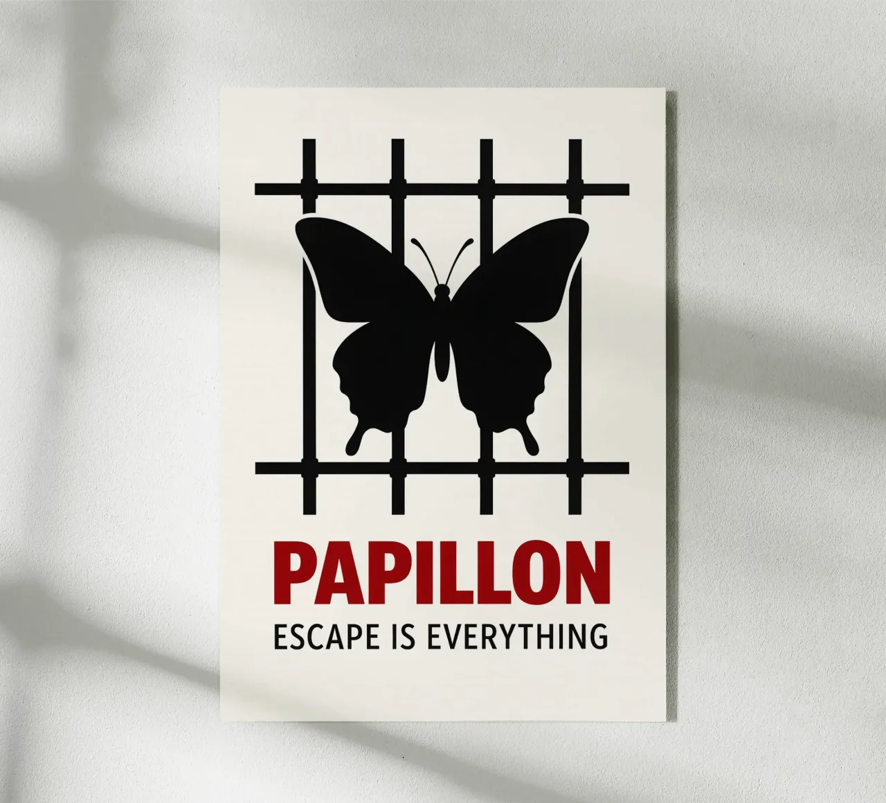 Papillon Print plexiglass da MoviesArt