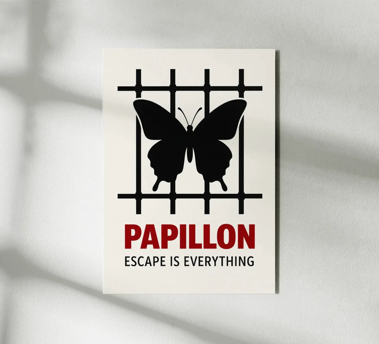 Papillon Print alluminio dibond da MoviesArt