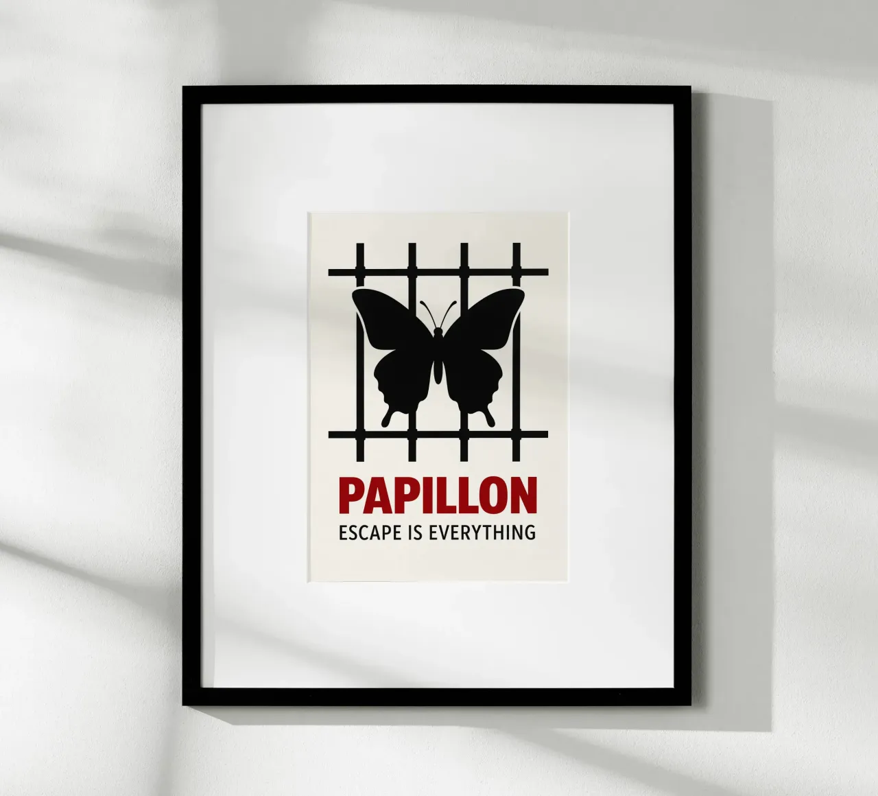 Papillon Print carta hahnemühle da MoviesArt