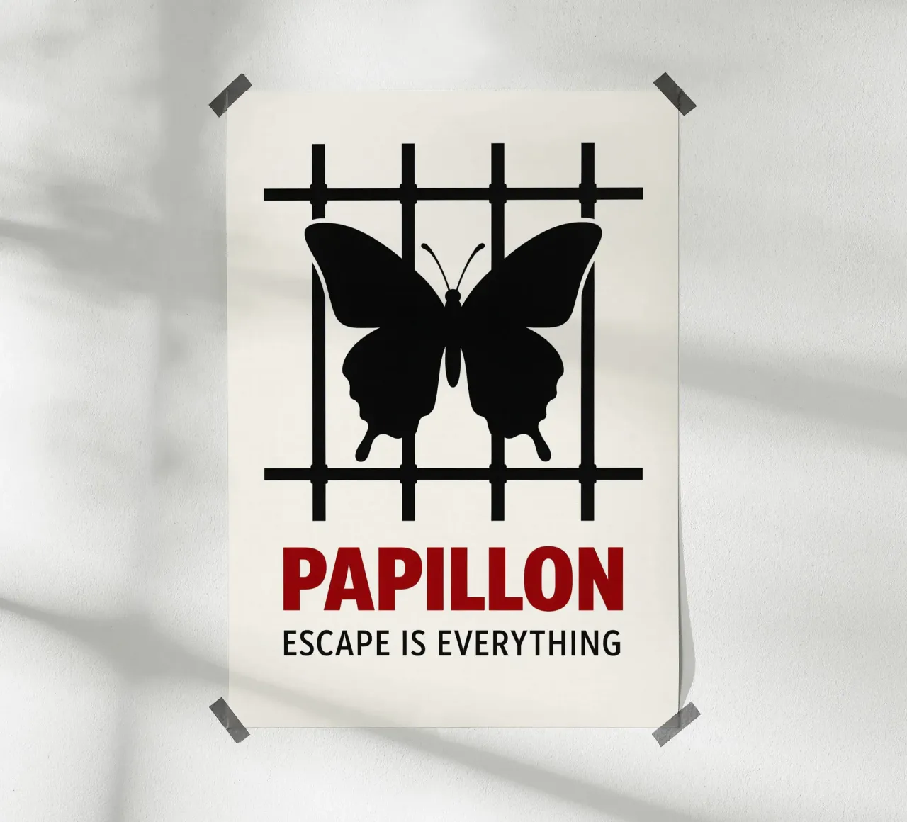 Papillon Print carta hahnemühle da MoviesArt