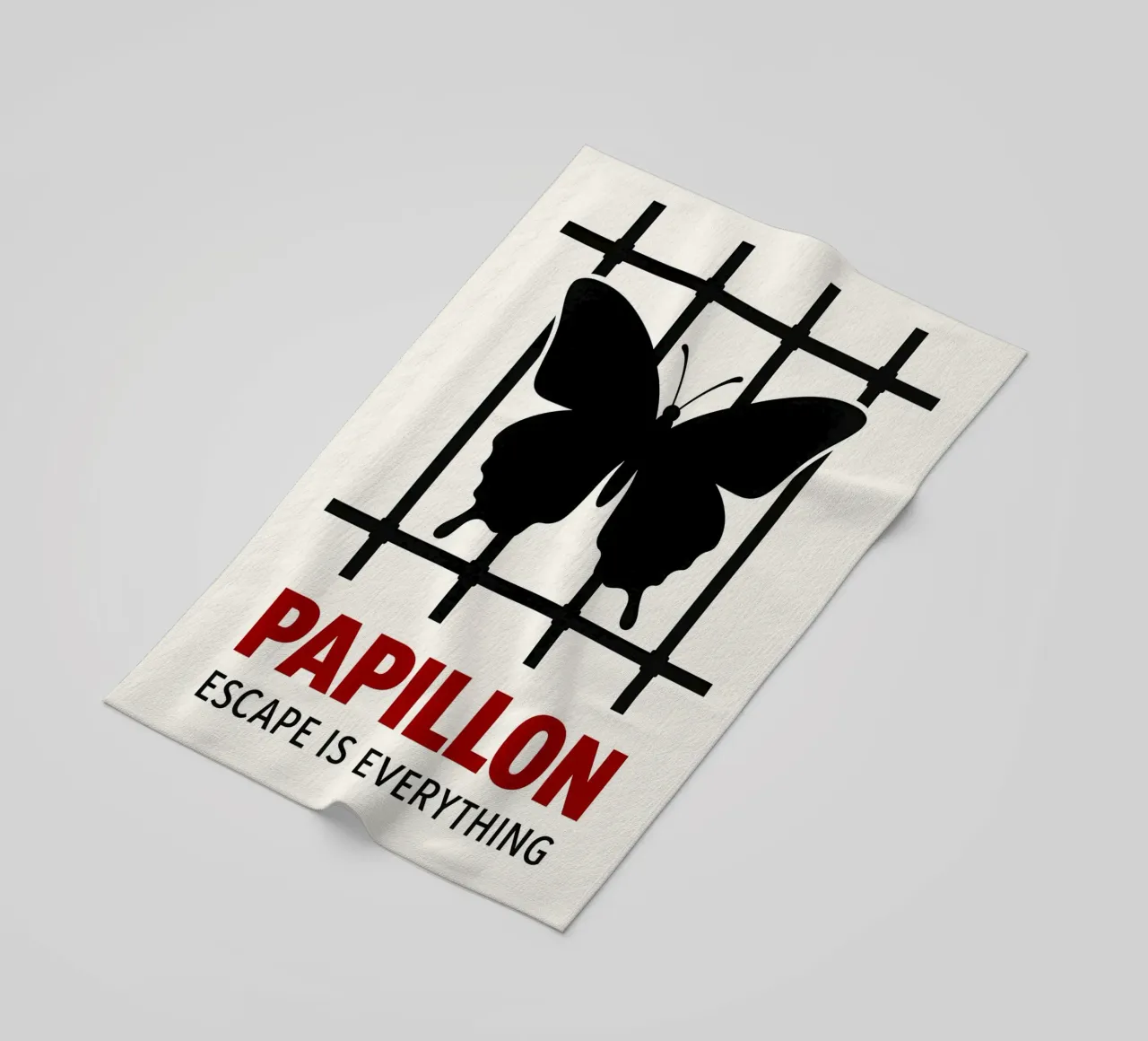 Papillon Print telo mare da MoviesArt