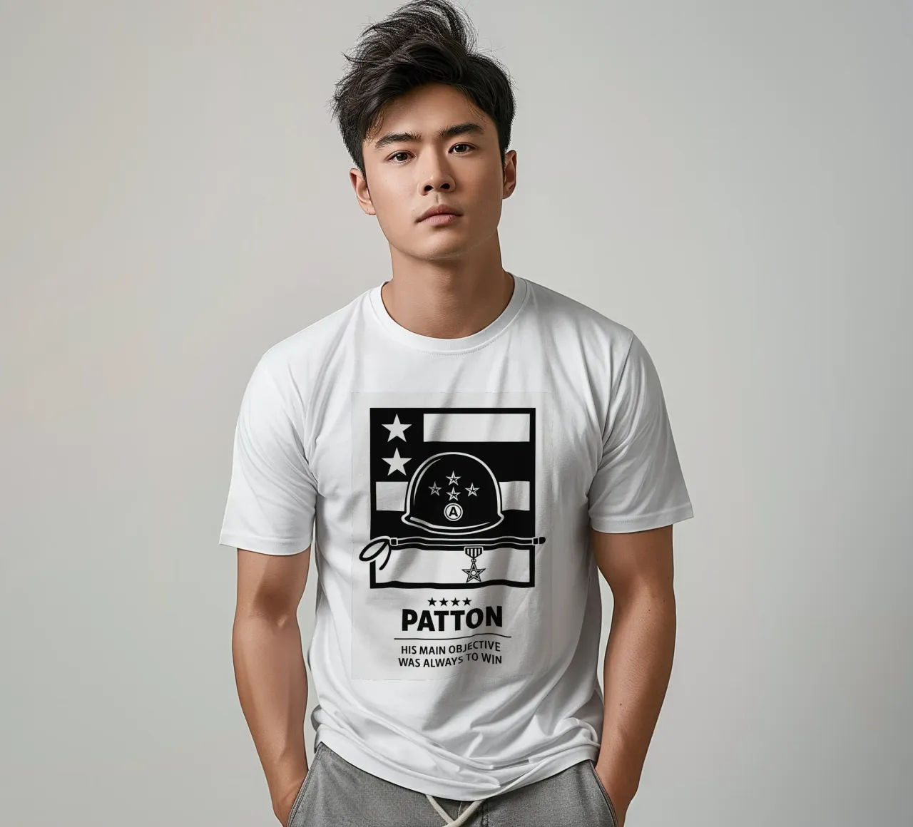 Patton Print t-shirt da MoviesArt