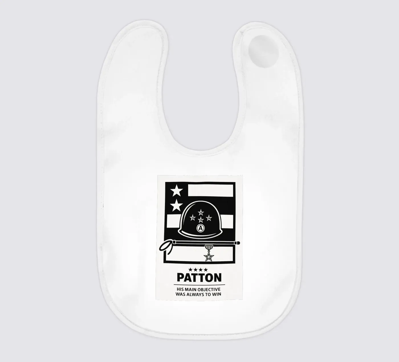 Patton Print bavaglino da MoviesArt