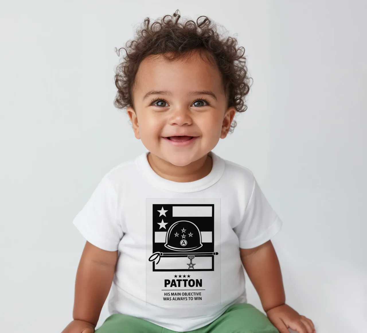 Patton Print maglietta neonato da MoviesArt