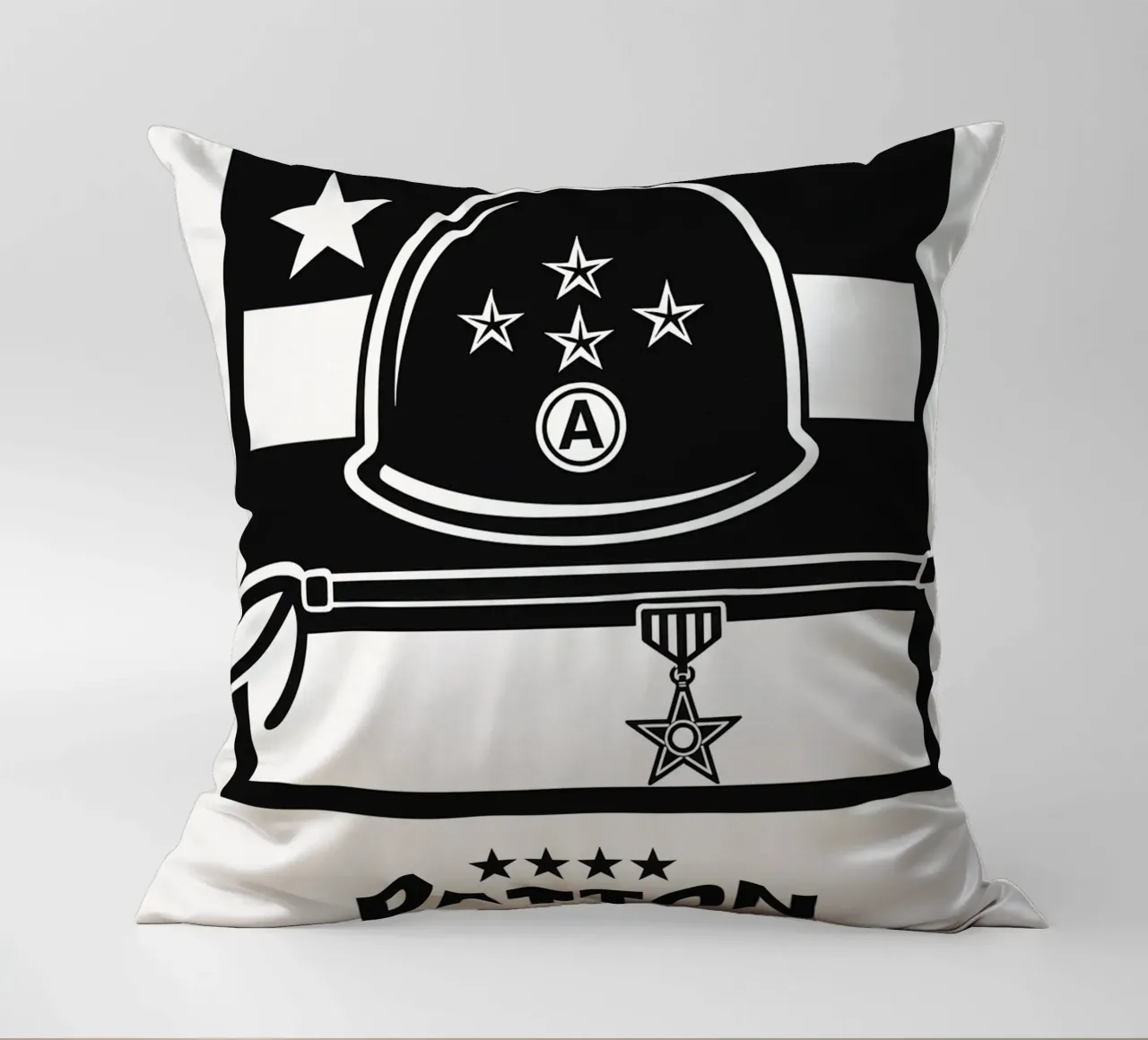 Patton Print cuscino da MoviesArt