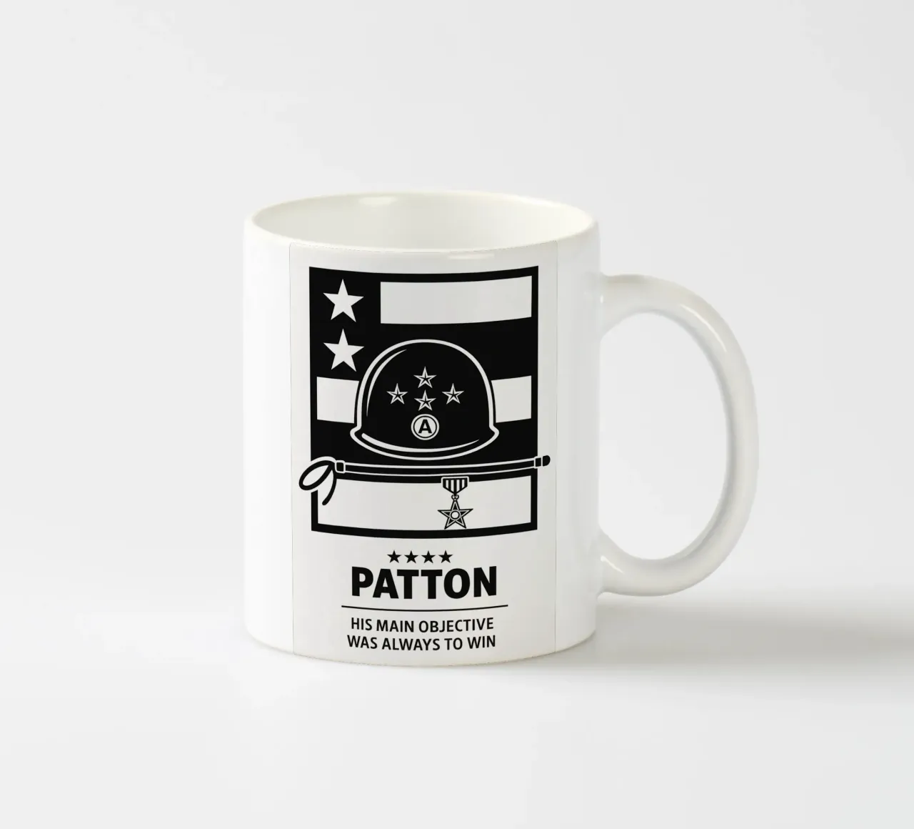 Patton Print tazza in ceramica da MoviesArt