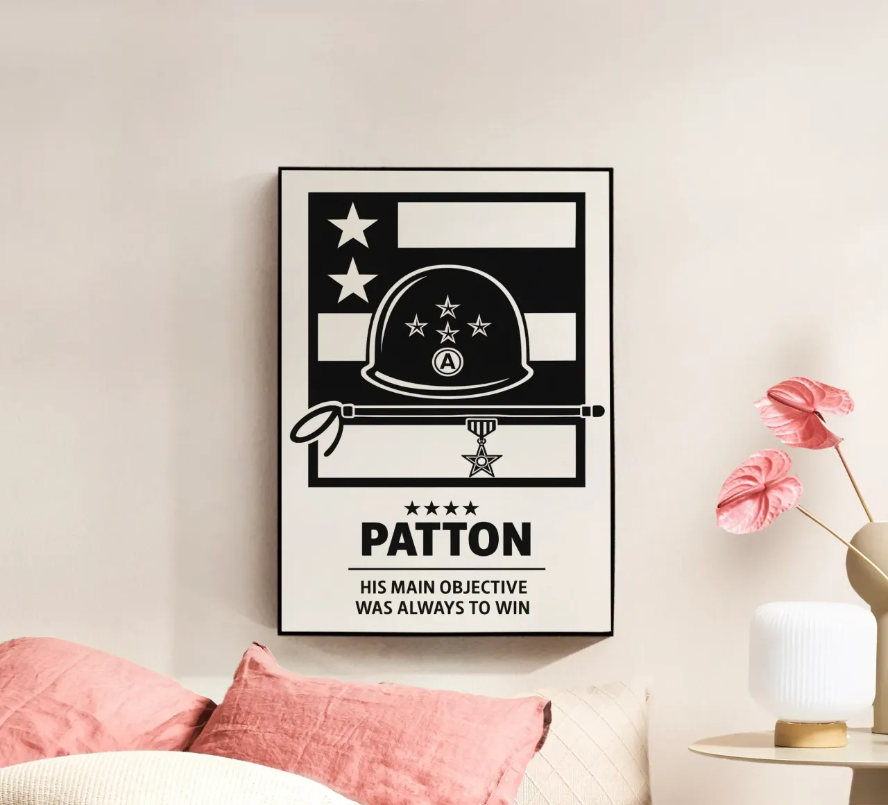 Patton Print plexiglass da MoviesArt