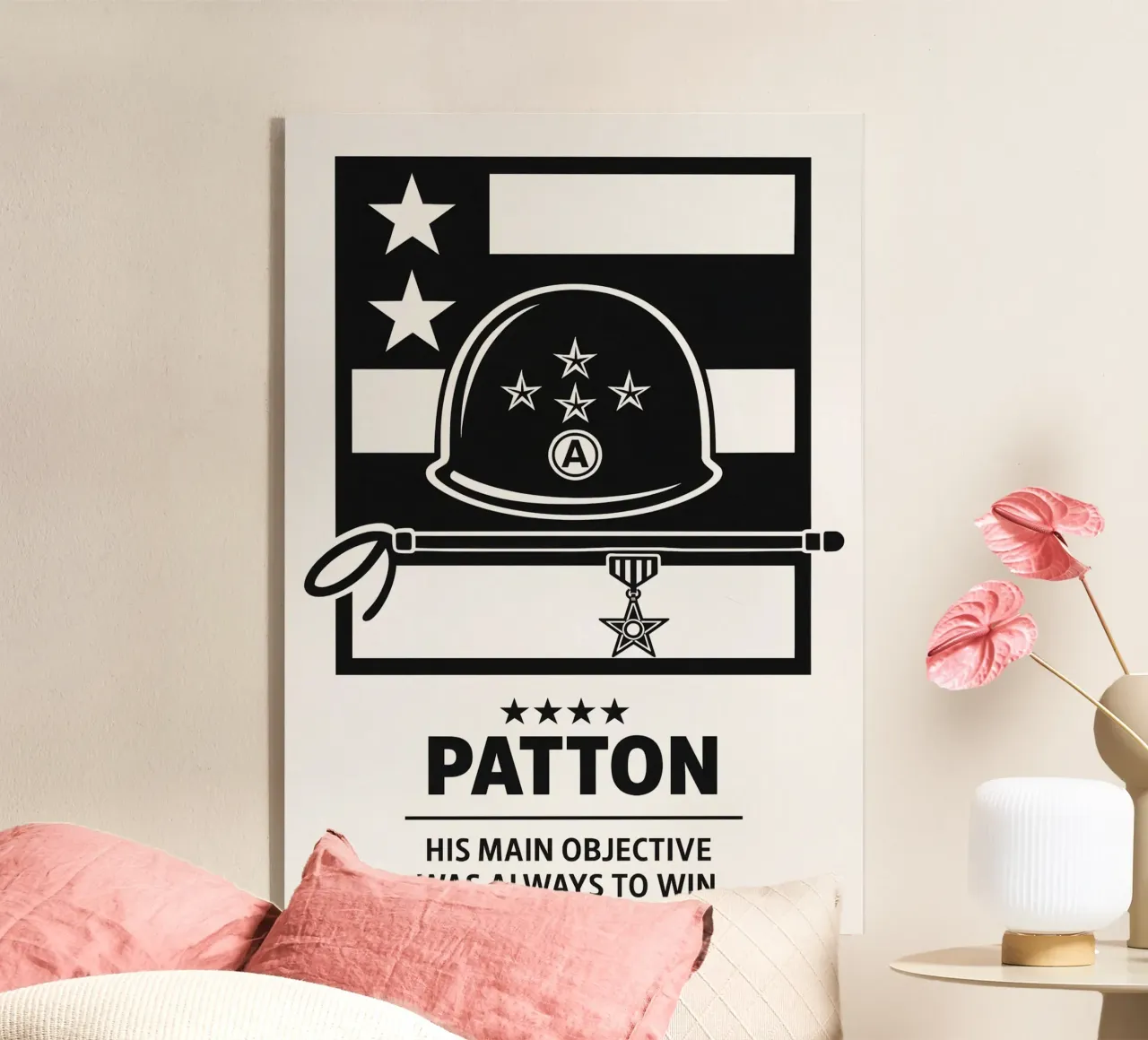 Patton Print plexiglass da MoviesArt
