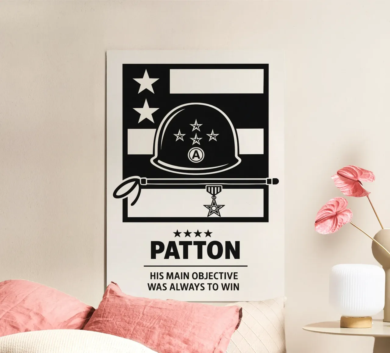 Patton Print carta hahnemühle da MoviesArt