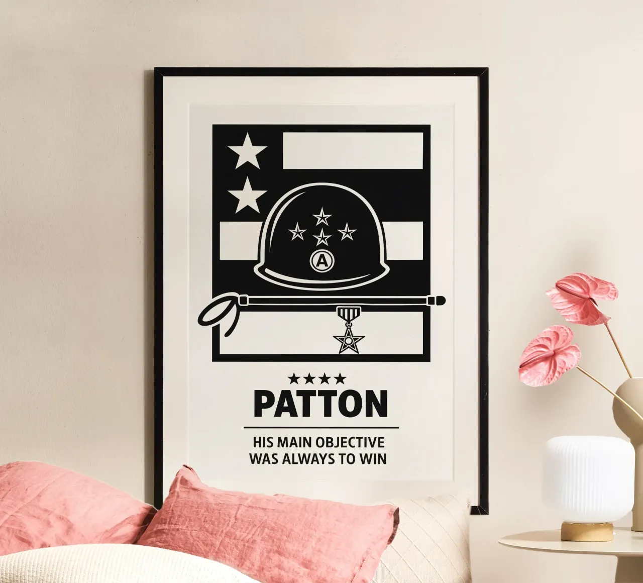 Patton Print carta hahnemühle da MoviesArt