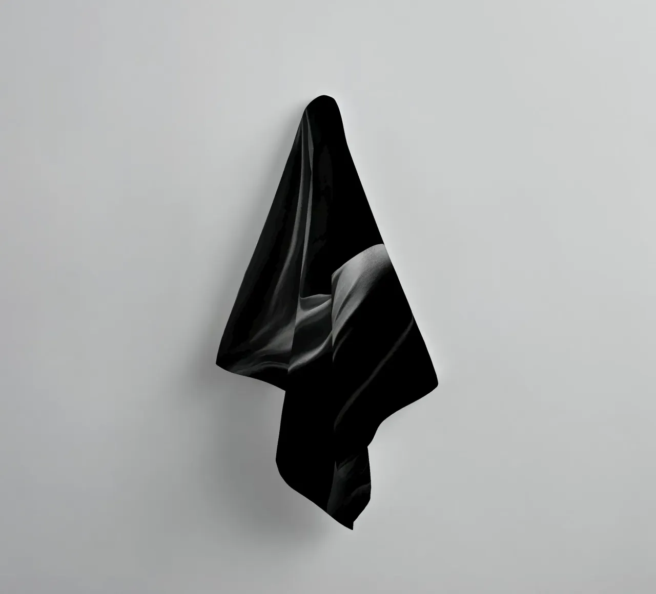 Danse du drapé - Tessuto sospeso asciugamano da bagno da Black & White