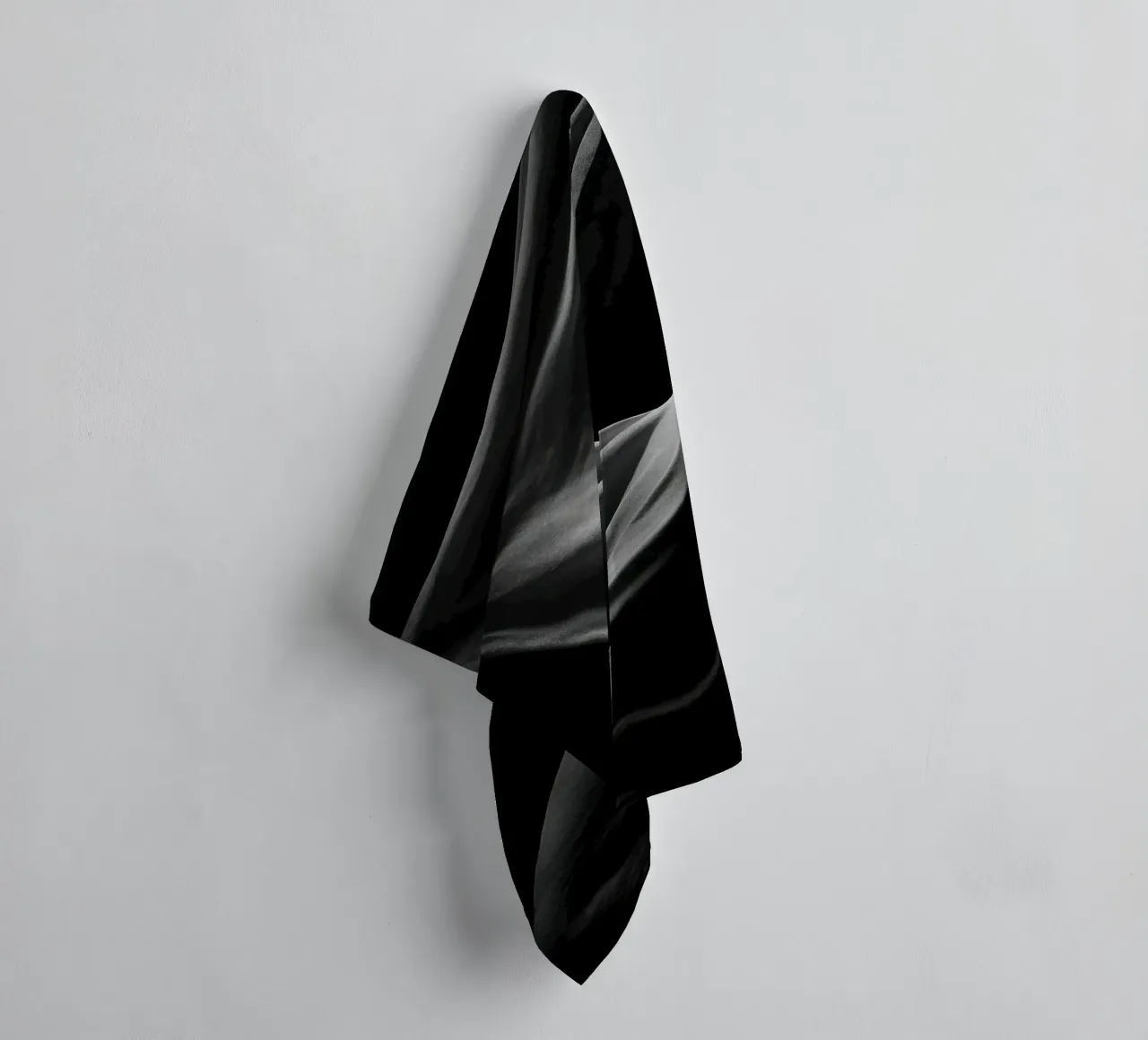 Danse du drapé - Tessuto sospeso asciugamano da bagno da Black & White