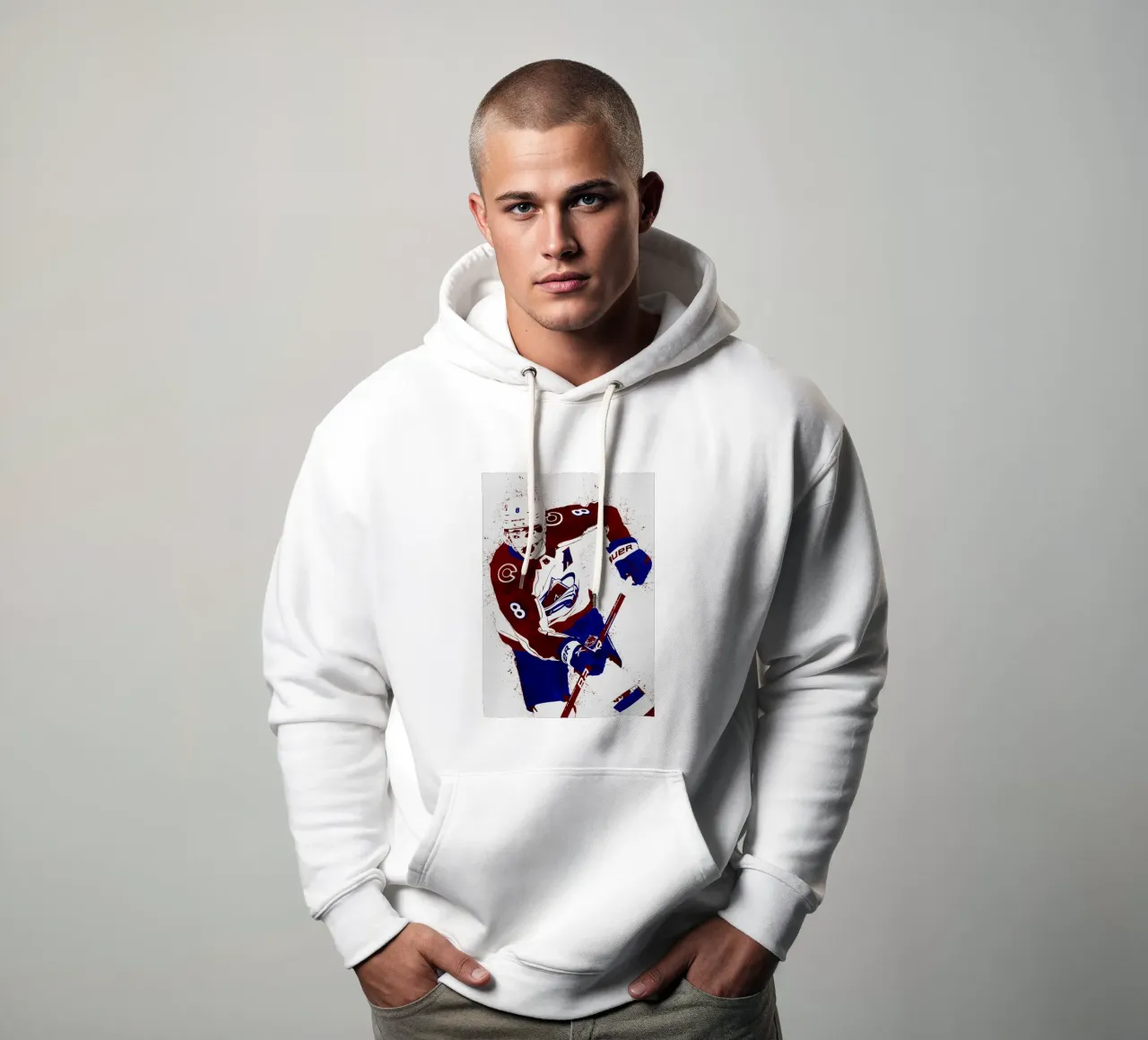Cale Makar felpa con cappuccio da tenten
