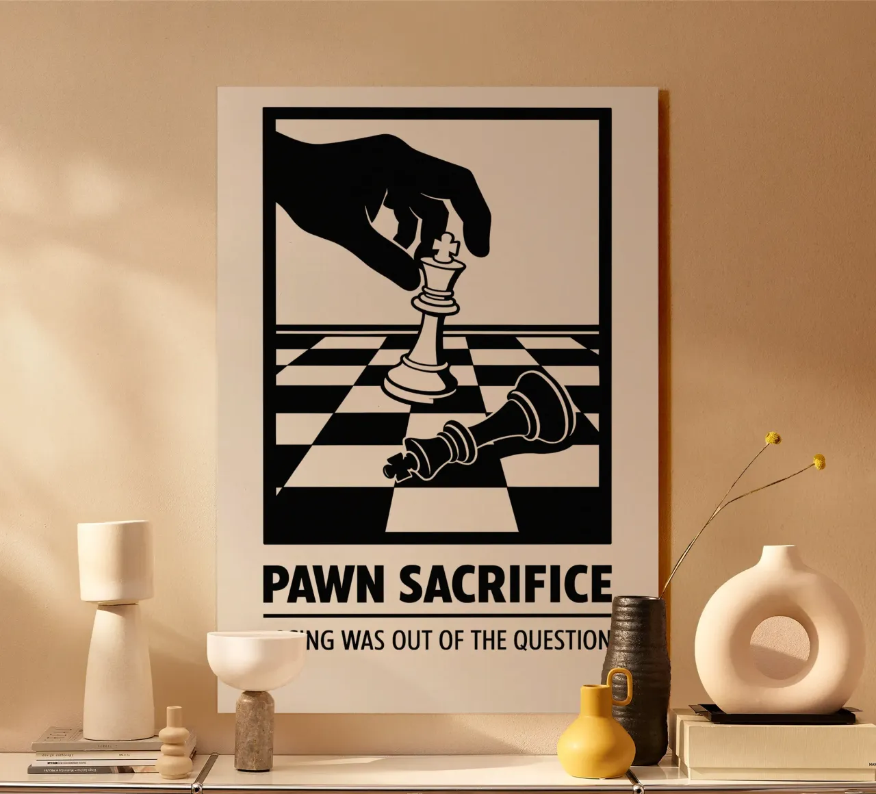 Pawn Sacrifice Print plexiglass da MoviesArt