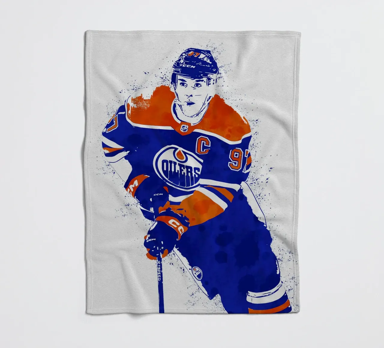 Connor McDavid coperta in pile da tenten