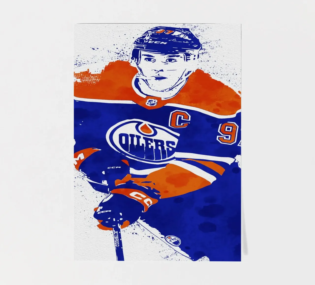 Connor McDavid foglio adesivo da tenten