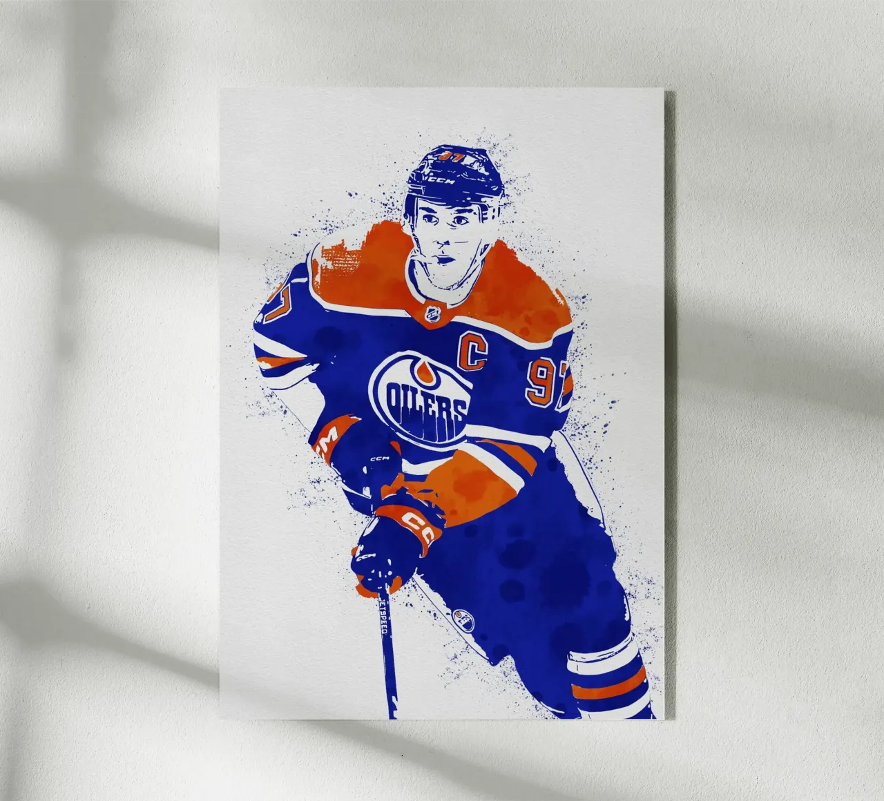 Connor McDavid plexiglass da tenten