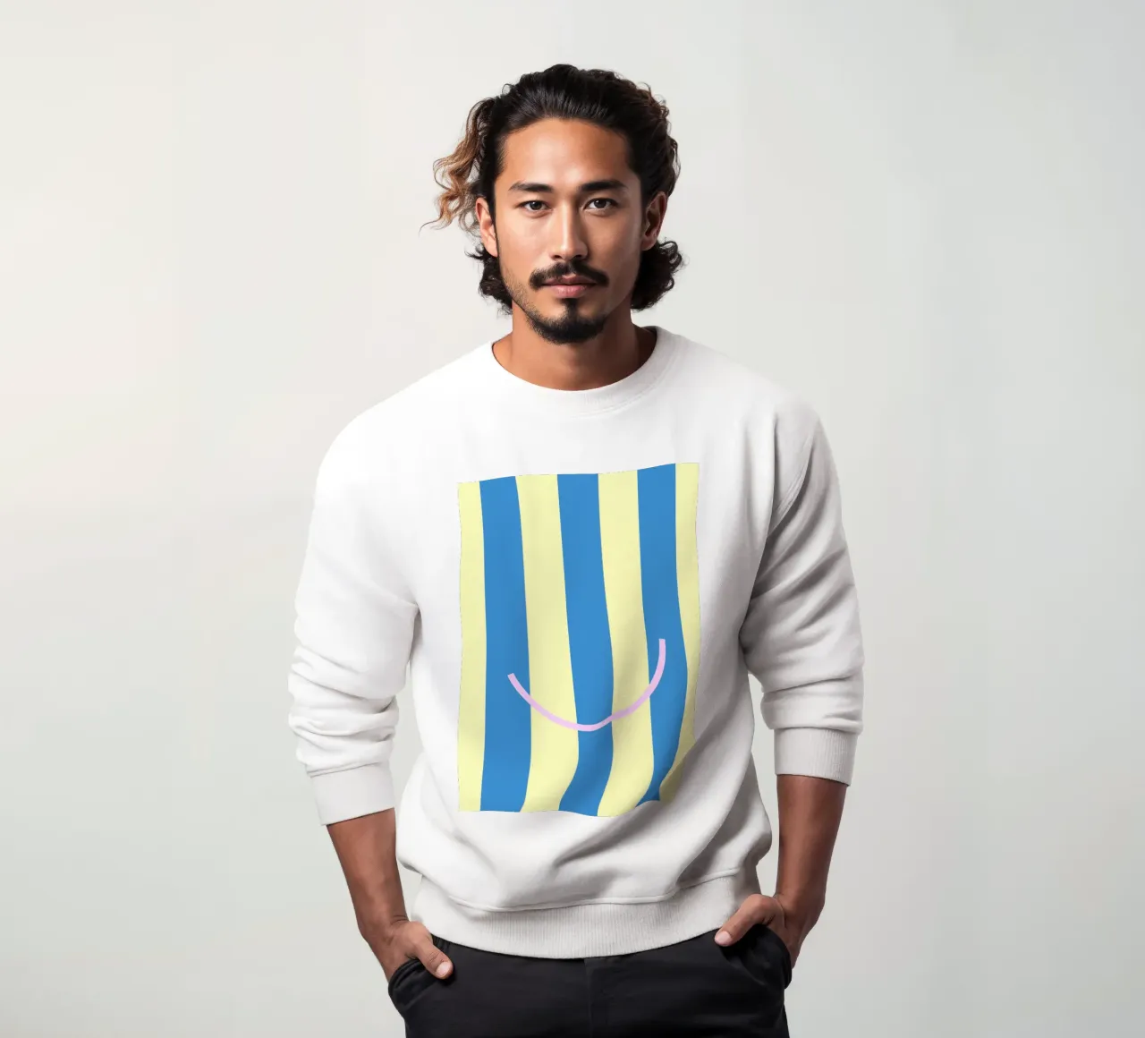 smile. 2 sweatshirt by FRICKE DESIGN