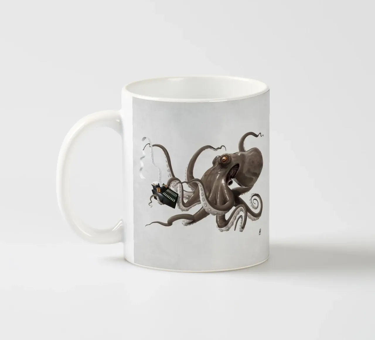 Count to Ten (Wordless) tazza in ceramica da Rob Art | Illustration