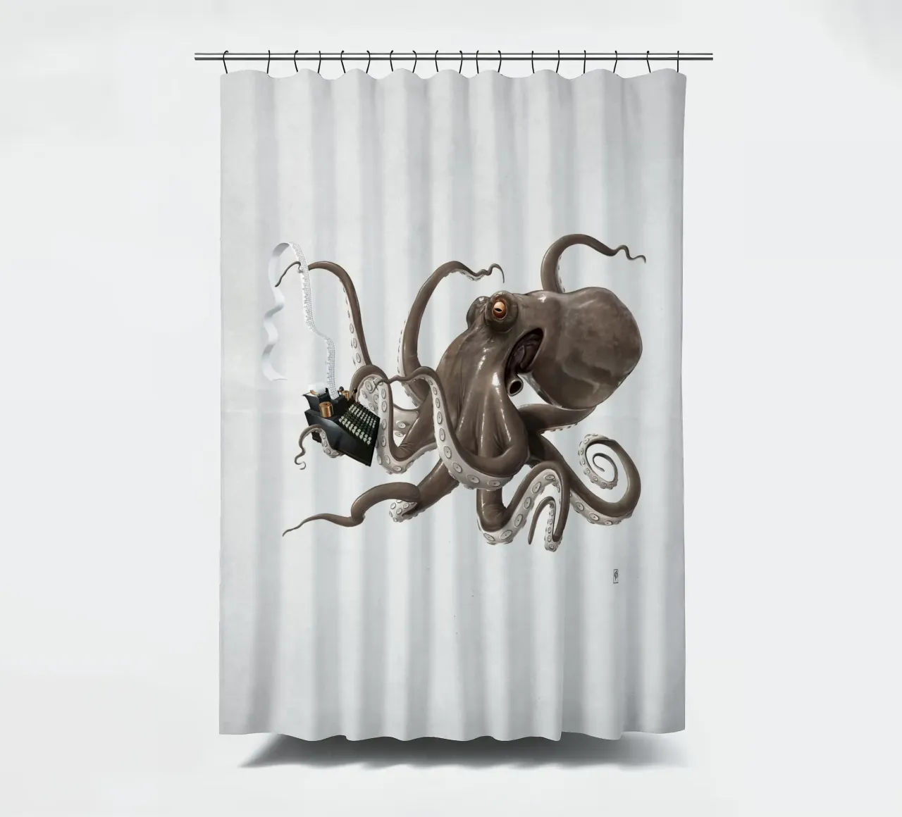 Count to Ten (Wordless) tenda da doccia da Rob Art | Illustration