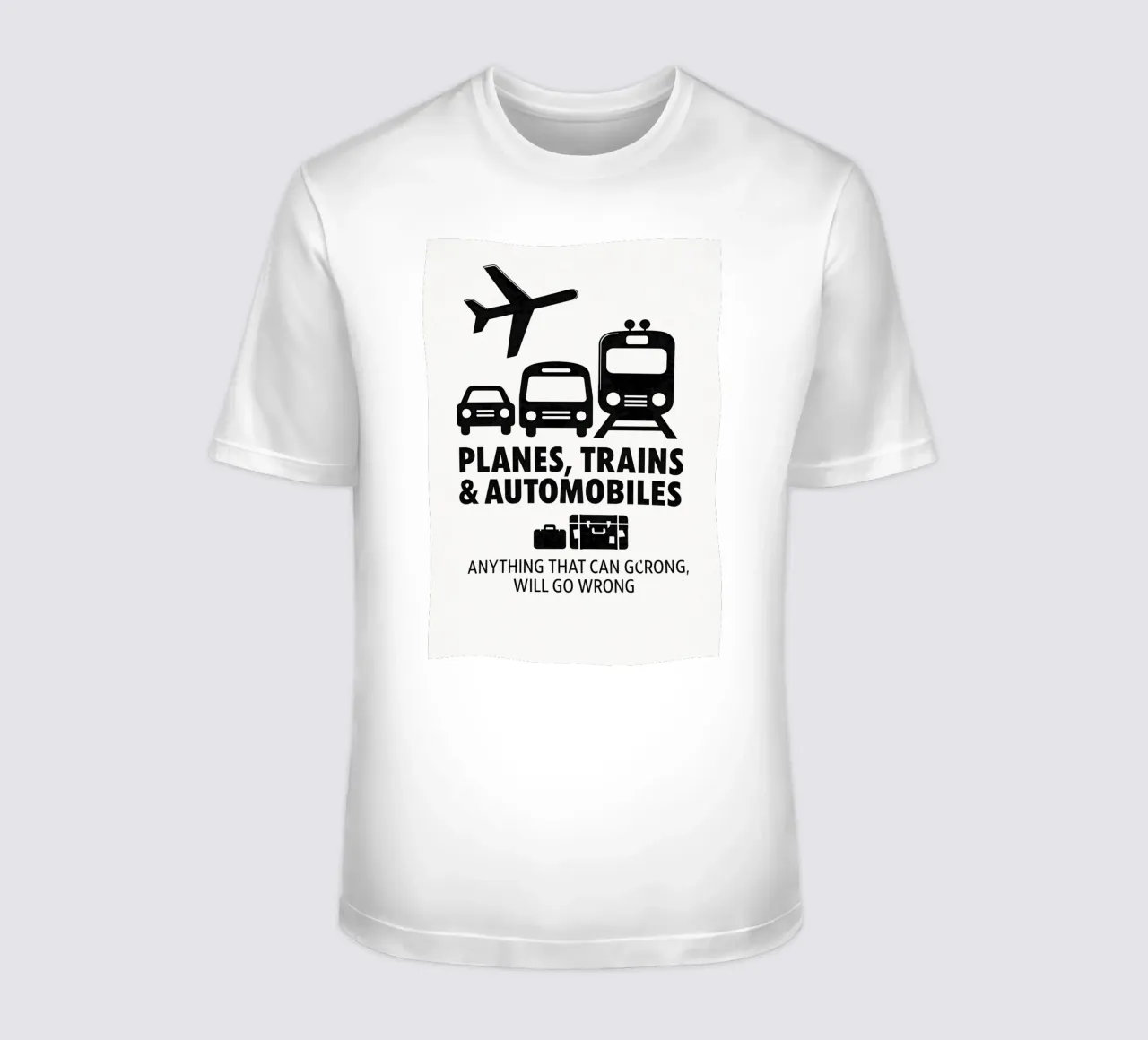 Planes Trains and Automobiles Print t-shirt da MoviesArt
