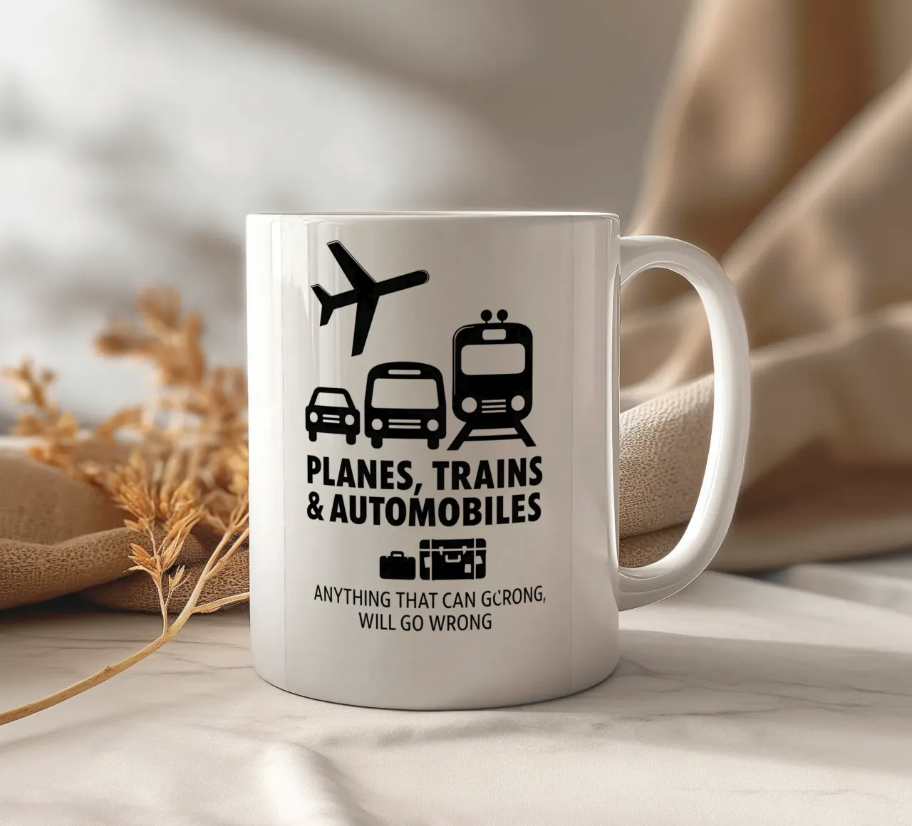 Planes Trains and Automobiles Print tazza in ceramica da MoviesArt