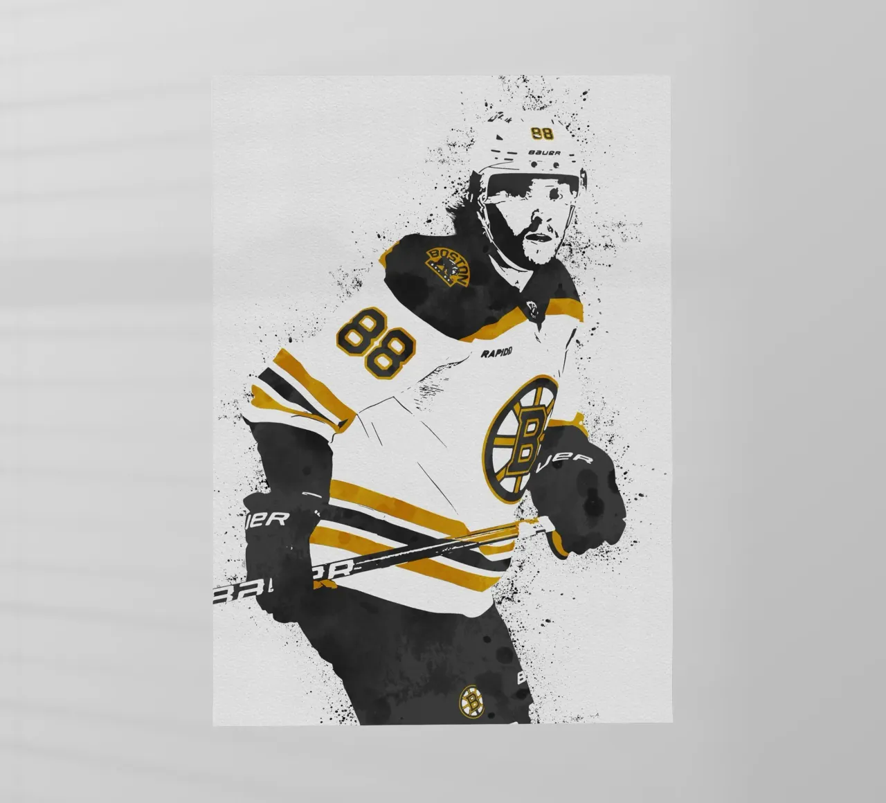 David Pastrnak pellicola backlit da tenten