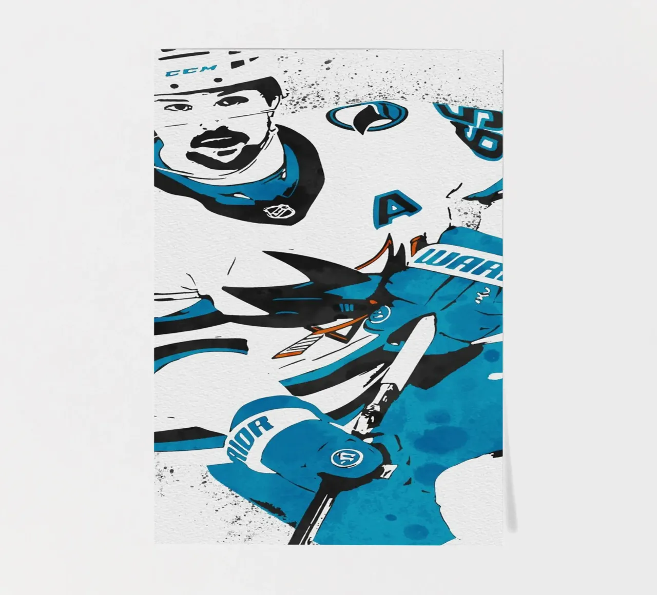 Erik Karlsson foglio adesivo da tenten