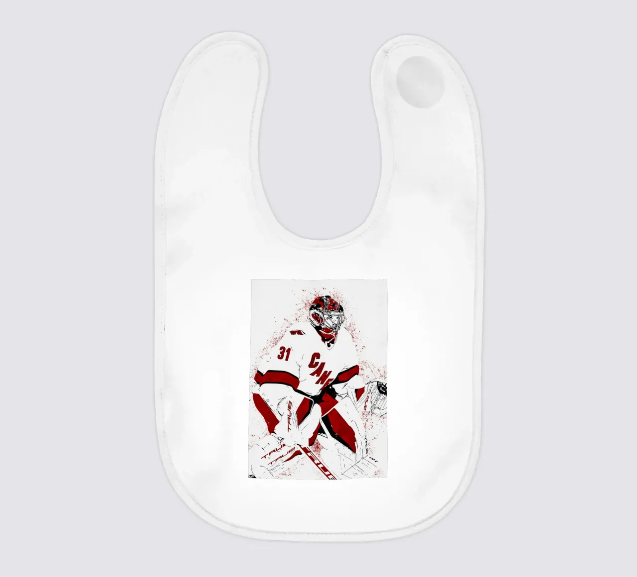 Frederik Andersen baby bib by tenten
