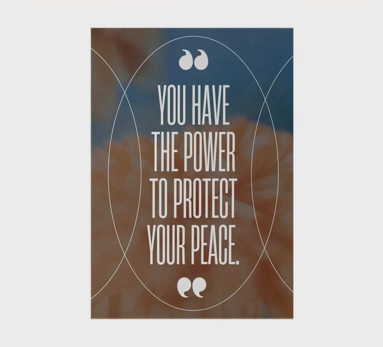 PROTECT YOUR PEACE notebook by Einfach Uebel