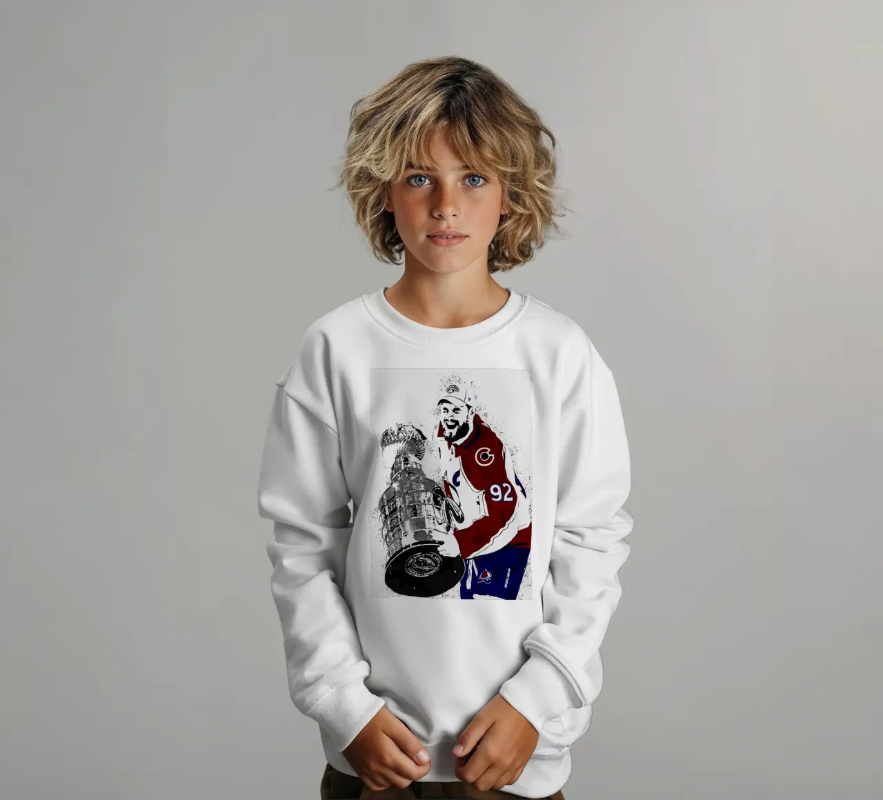 Gabriel Landeskog felpa bambino da tenten