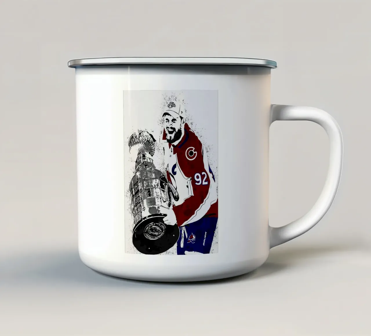Gabriel Landeskog tazza in smalto da tenten