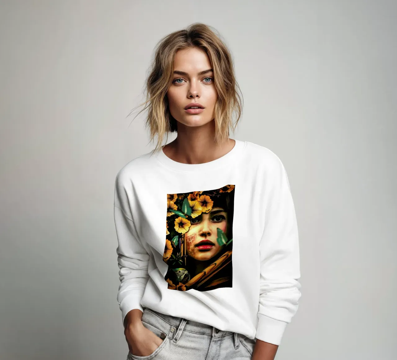 Parrot Woman 2 Sweatshirt von Wouter Rikken