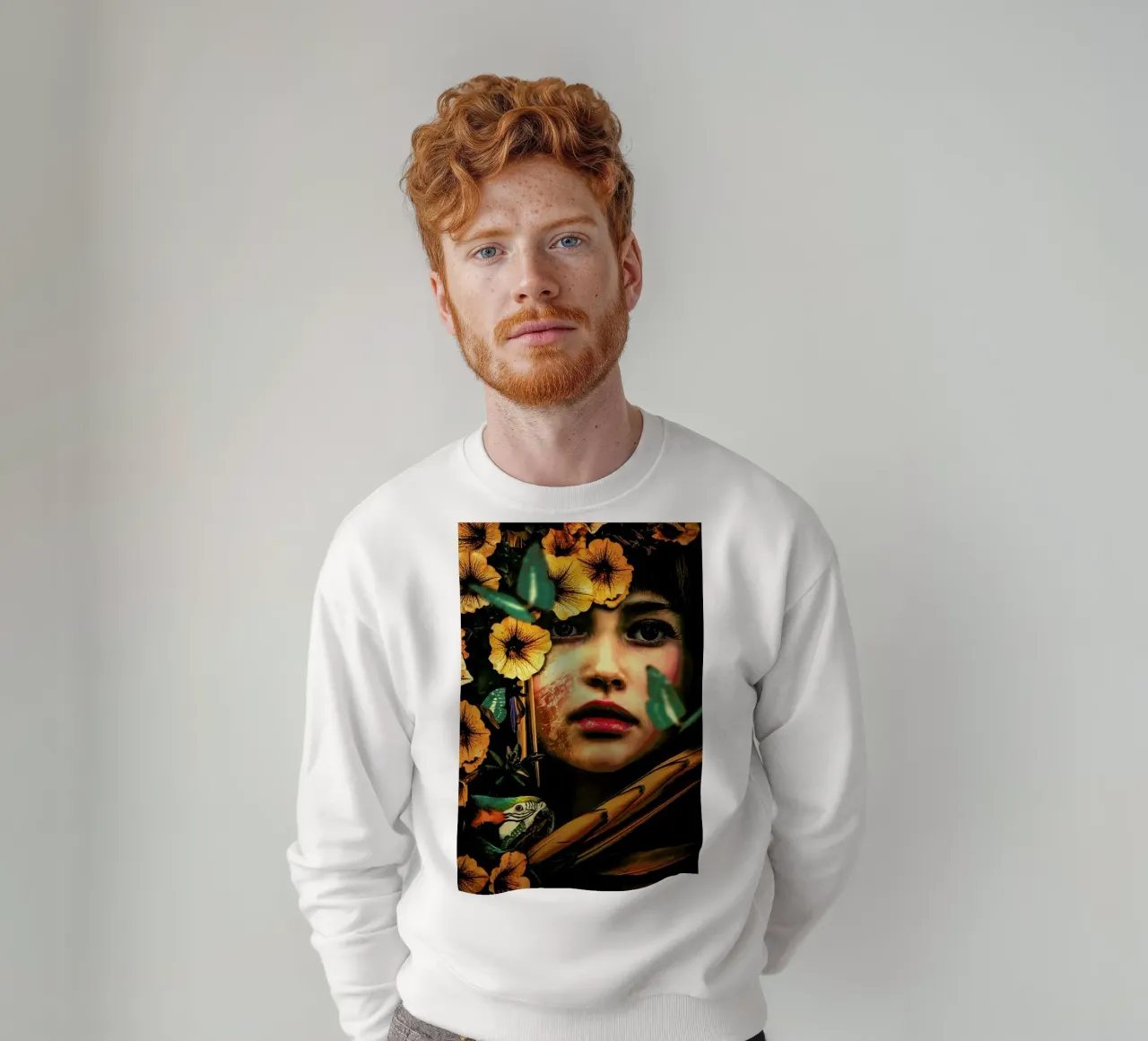Parrot Woman 2 Sweatshirt von Wouter Rikken